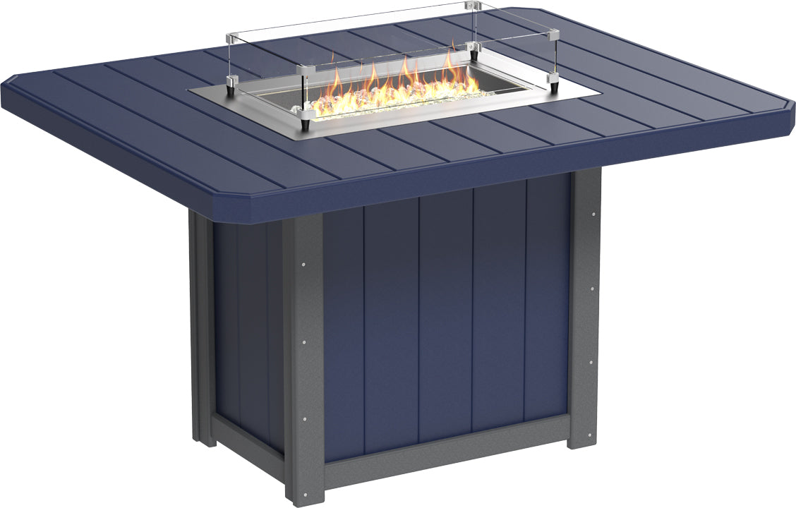 Lumin Fire Table 62" Rectangular