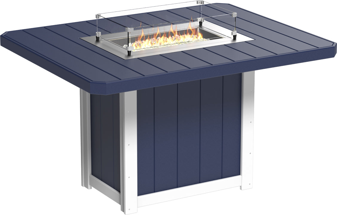 Lumin Fire Table 62" Rectangular