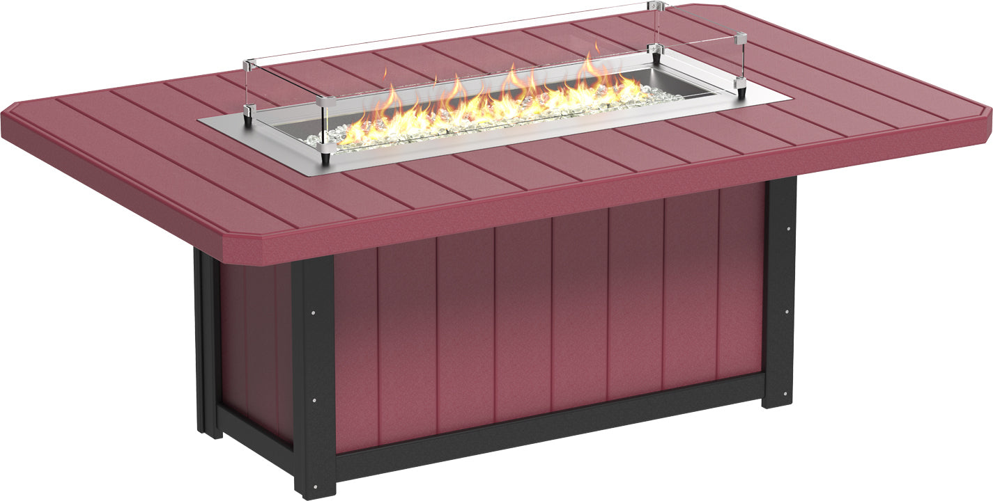 Lumin Fire Table 79" Rectangular