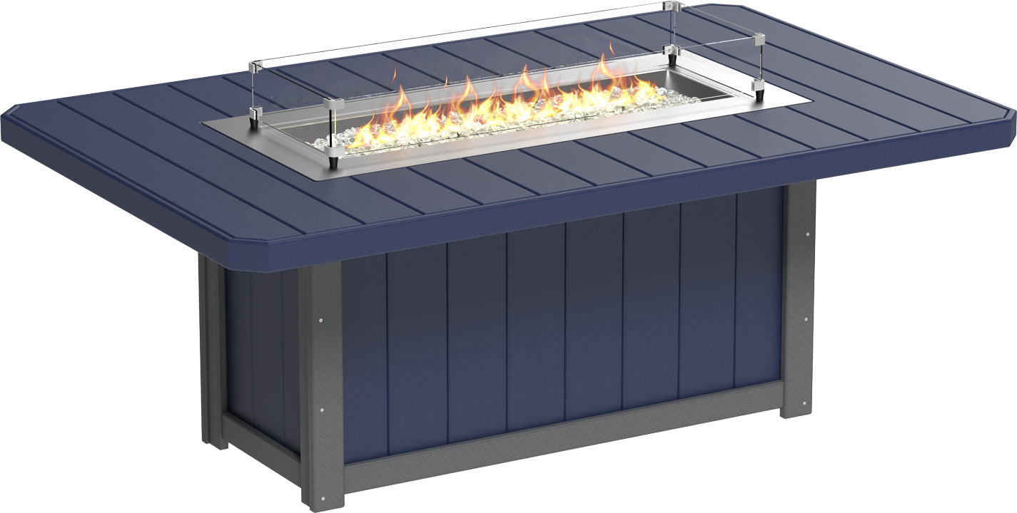 Lumin Fire Table 79" Rectangular