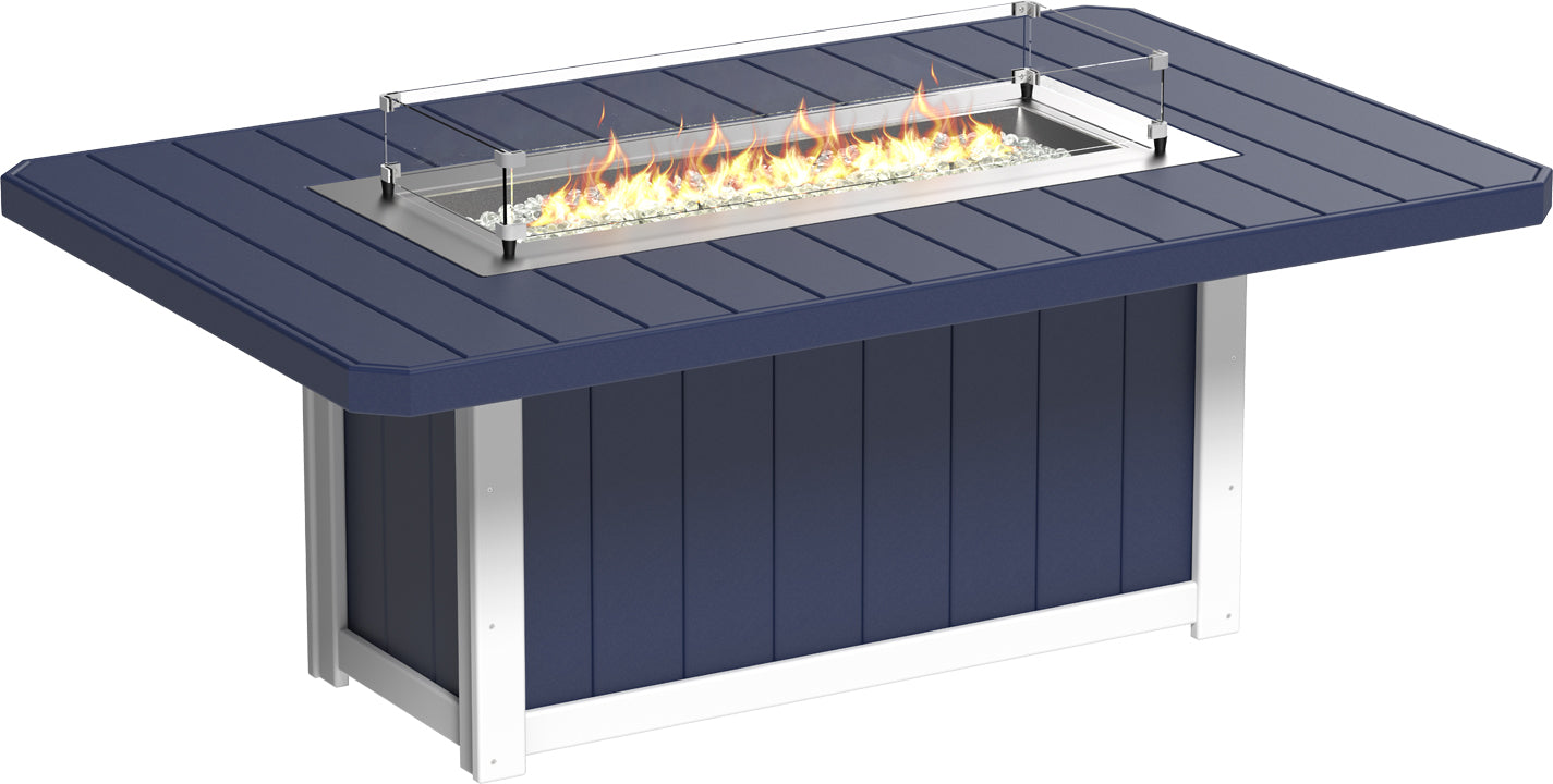 Lumin Fire Table 79" Rectangular