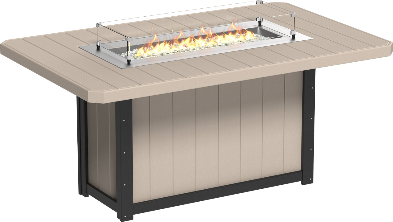 Lumin Fire Table 79" Rectangular