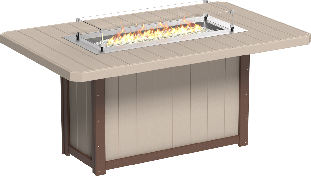Lumin Fire Table 79" Rectangular