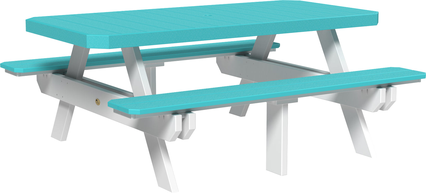 6' Rectangular Picnic Table