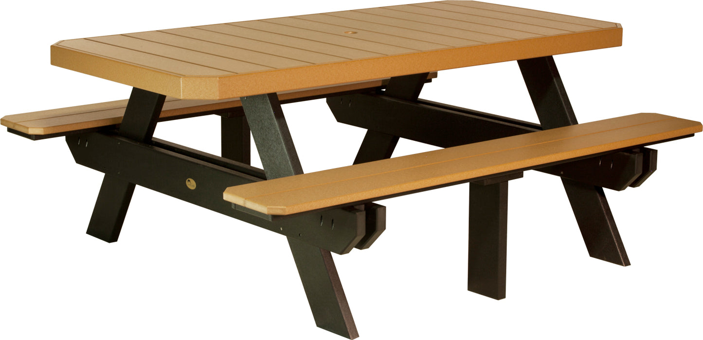 6' Rectangular Picnic Table