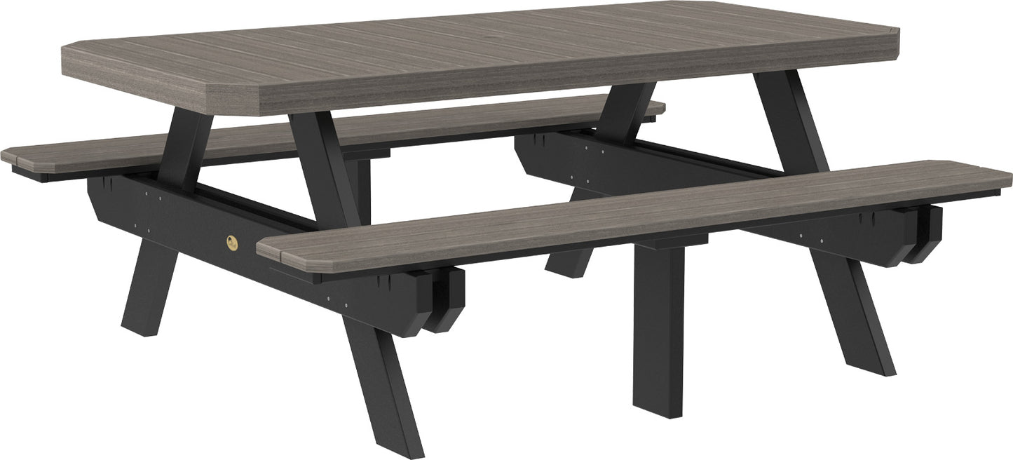 6' Rectangular Picnic Table
