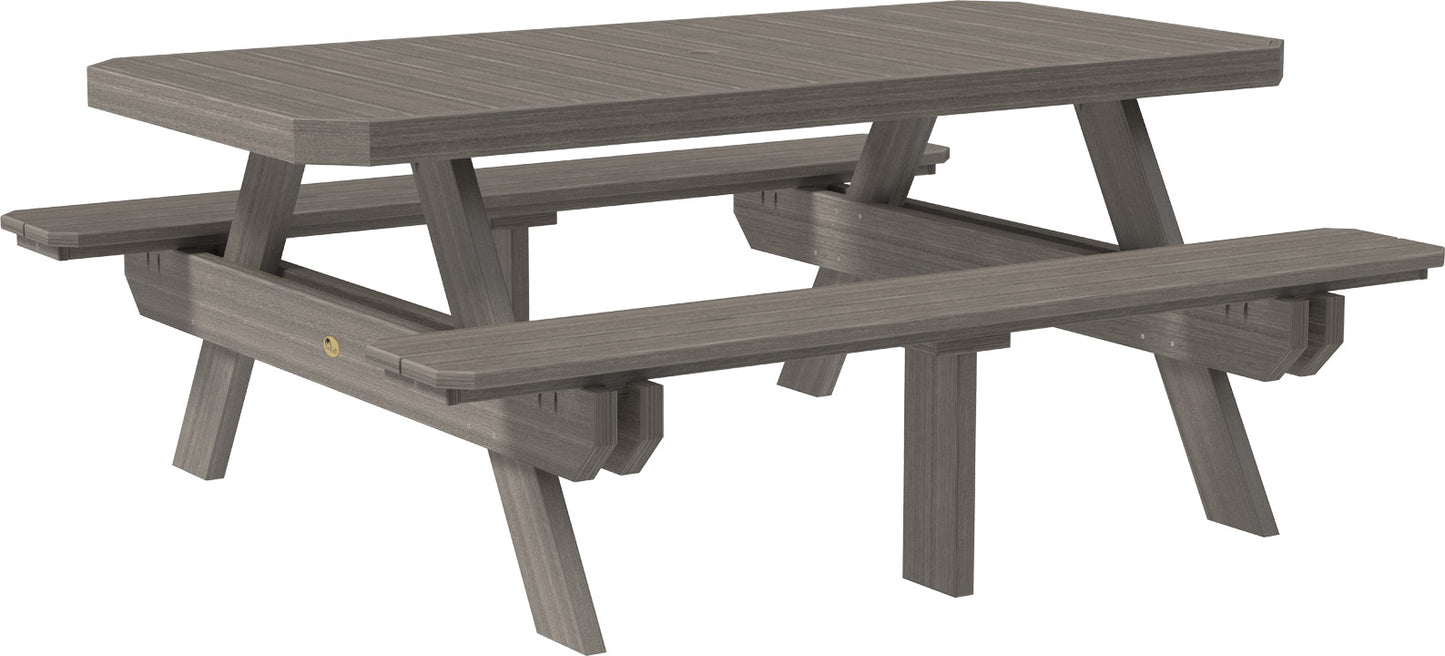 6' Rectangular Picnic Table