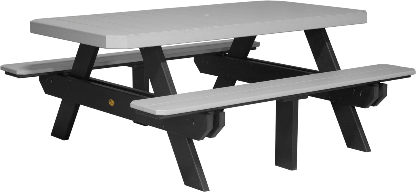 6' Rectangular Picnic Table