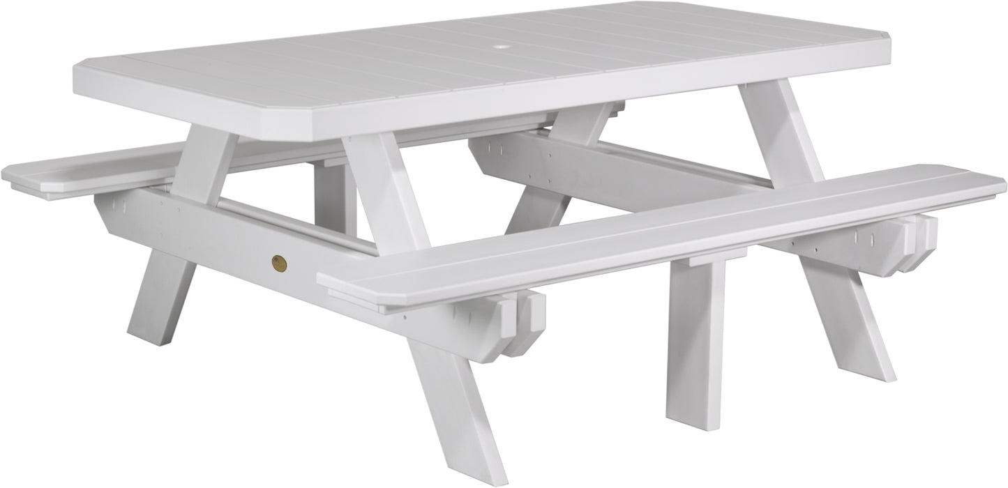 6' Rectangular Picnic Table