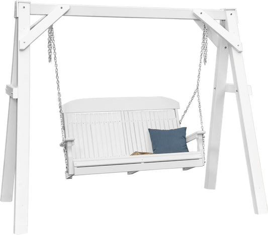A-Frame Vinyl Swing Stand