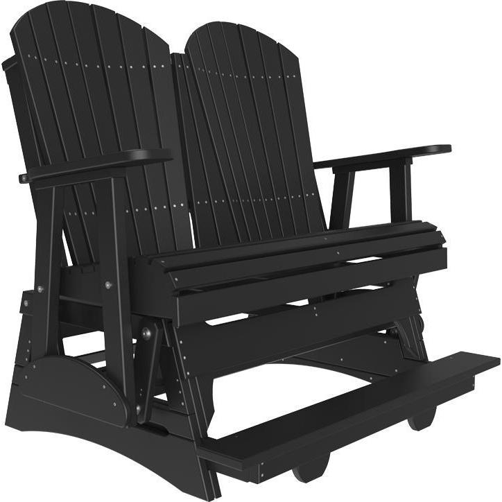 4' Adirondack Balcony Glider Black-The Amish House