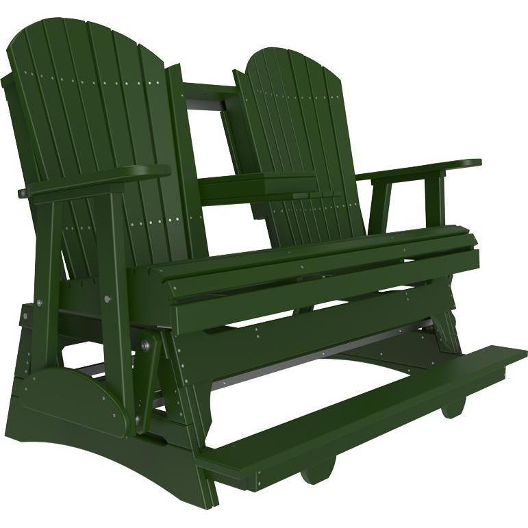 5' Adirondack Balcony Glider Green-The Amish House