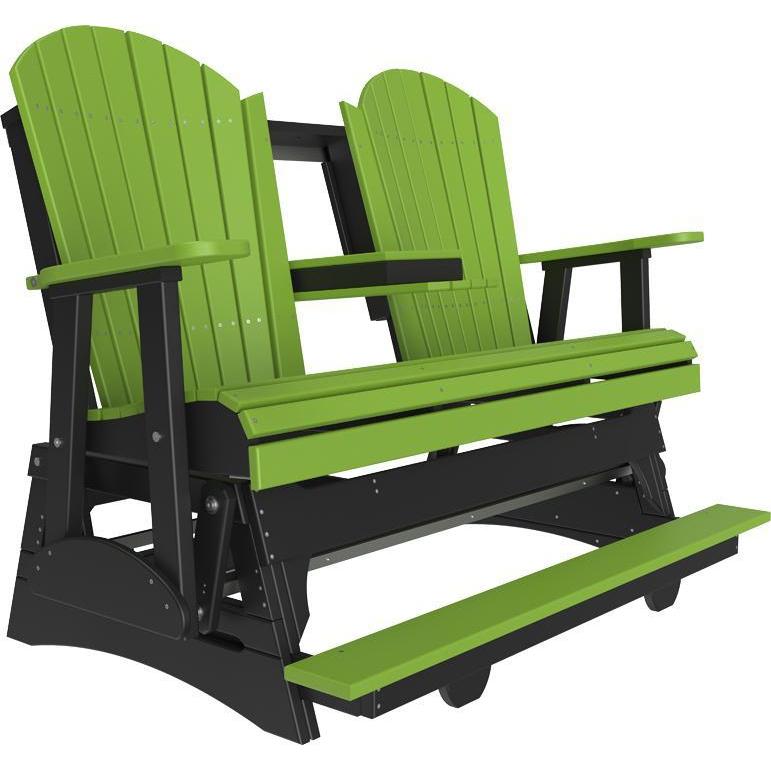 5' Adirondack Balcony Glider Lime Green & Black-The Amish House