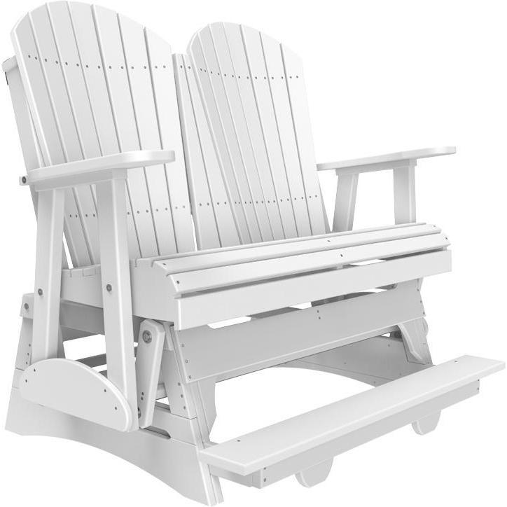 4' Adirondack Balcony Glider White-The Amish House