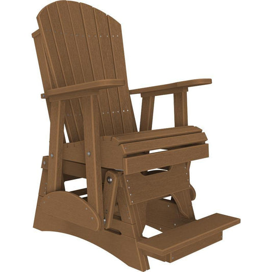 2' Adirondack Balcony Glider Antique Mahogany-The Amish House