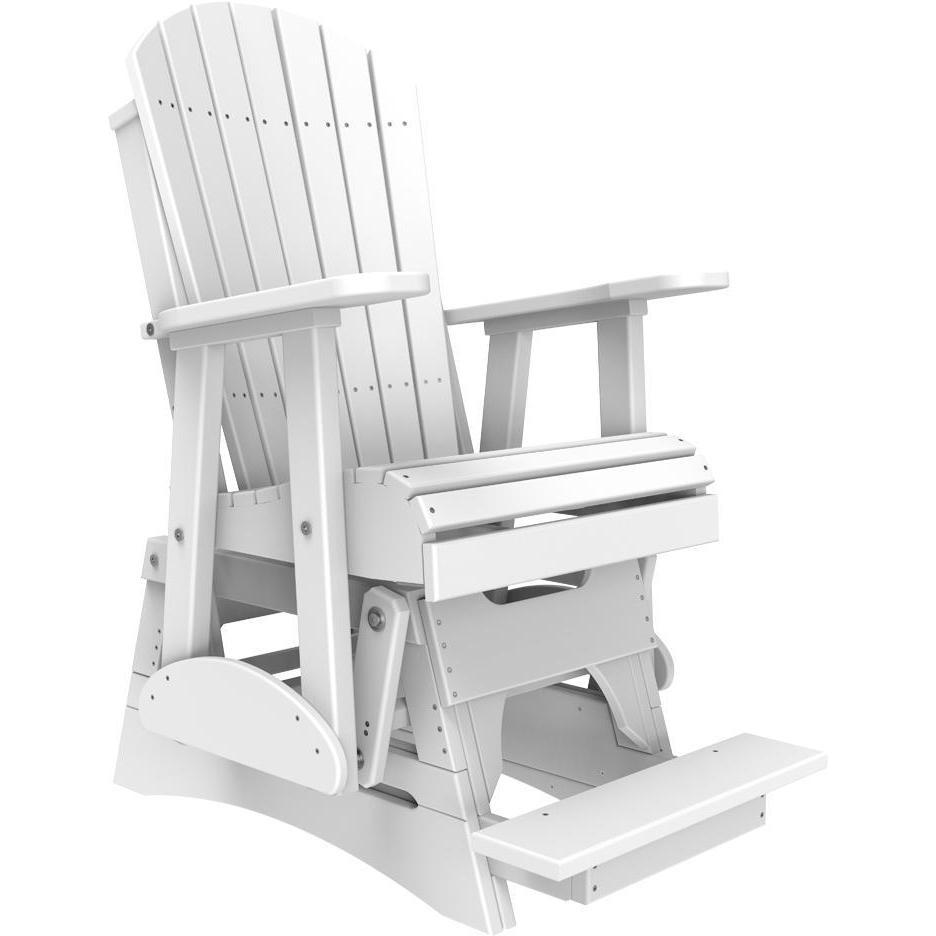 2' Adirondack Balcony Glider White-The Amish House