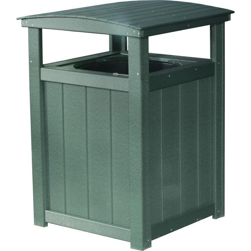 Outdoor Poly Trash Can