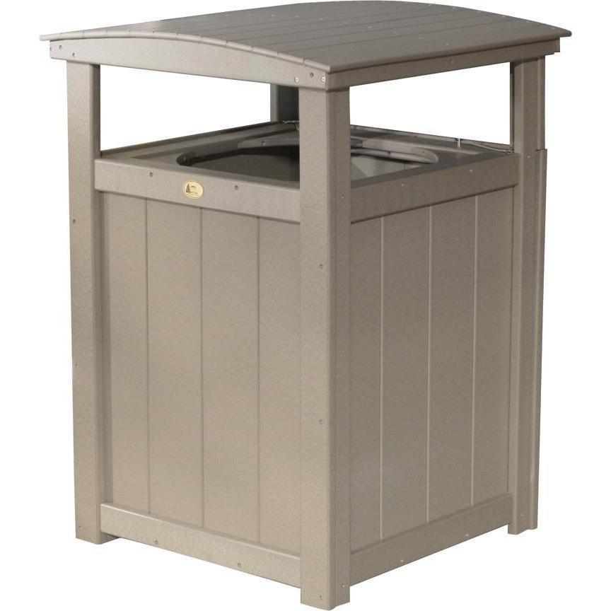 Outdoor Poly Trash Can