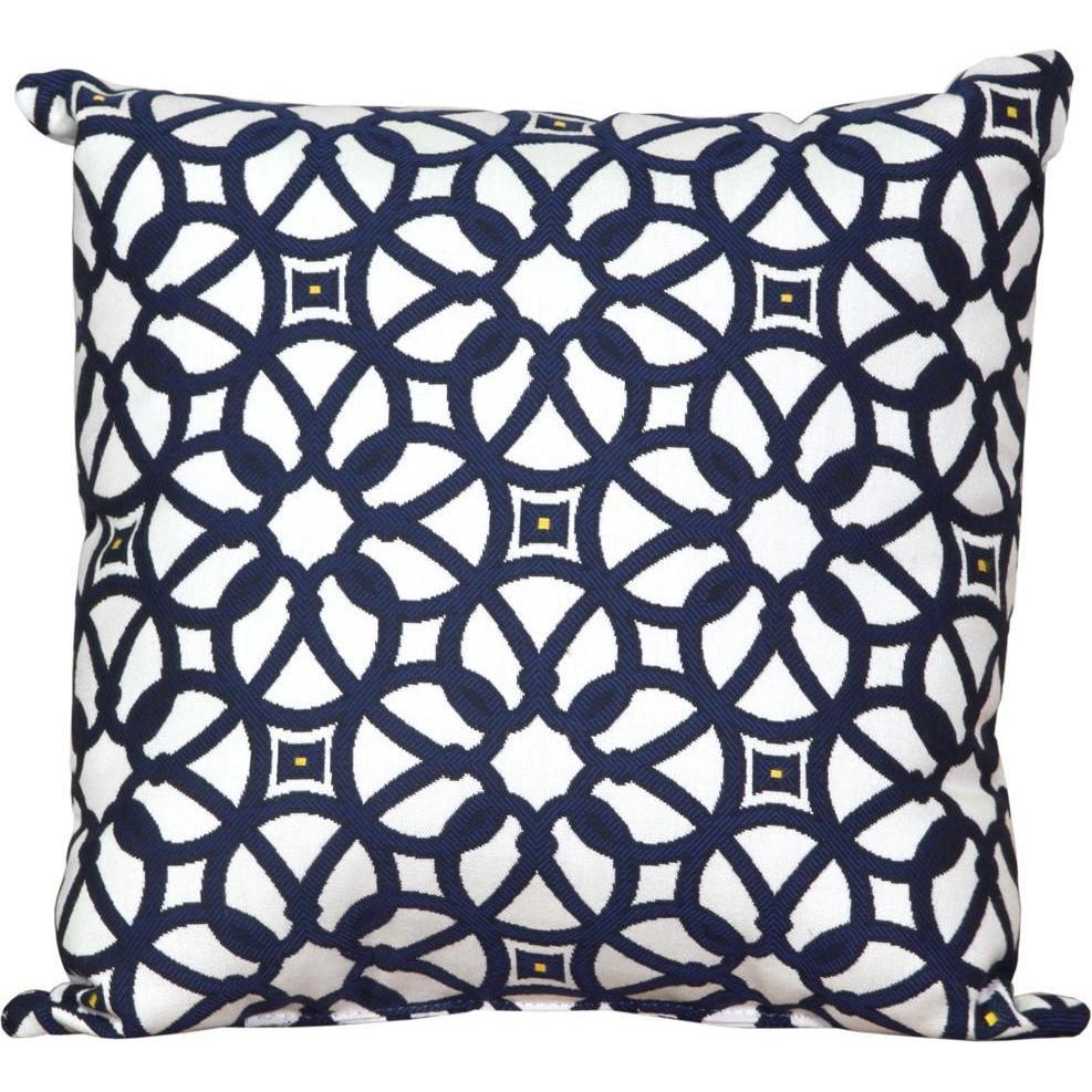 Outdoor Toss Pillow Luxe Indigo