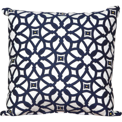 Outdoor Toss Pillow Luxe Indigo