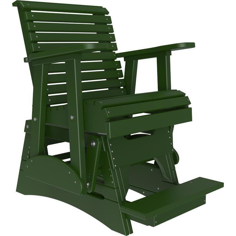 2' Plain Balcony Glider Green-The Amish House